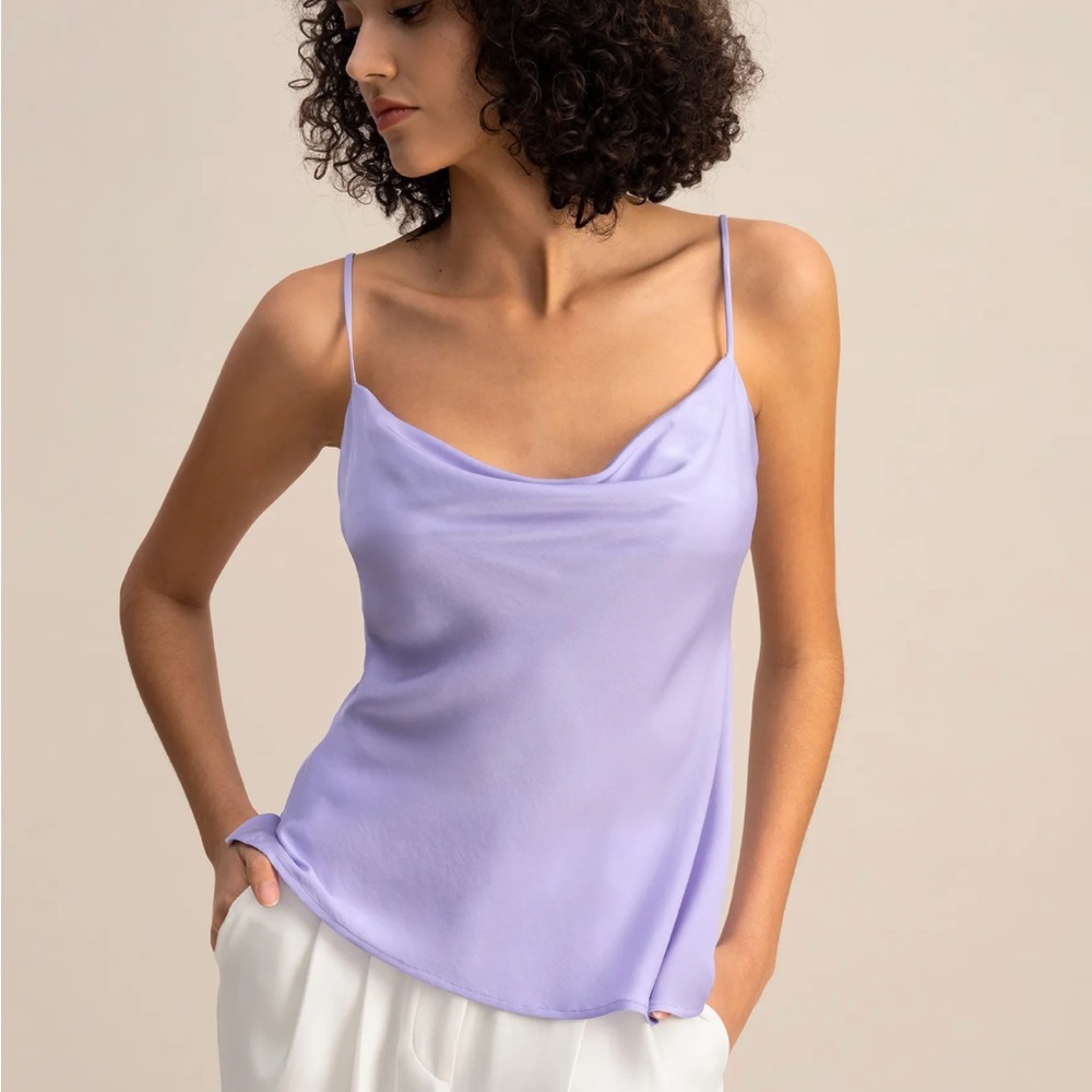 Lily Silk lilac camisole size 2 BRAND NEW